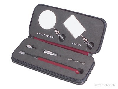 KRAFTWERK Magnetsucher-/LED- und Spiegel-Set