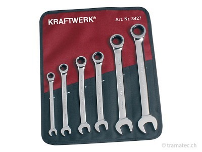 KRAFTWERK 6-t. GearWrench-Satz 8-19 mm..