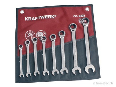 KRAFTWERK 8-t. GearWrench-Satz 8-19 mm..