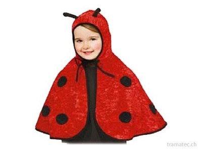 Fasnacht Marienkäfer Cape Gr. 98/104