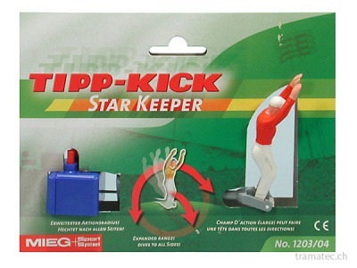 Tipp Kick Star-Torwart 8cm rot