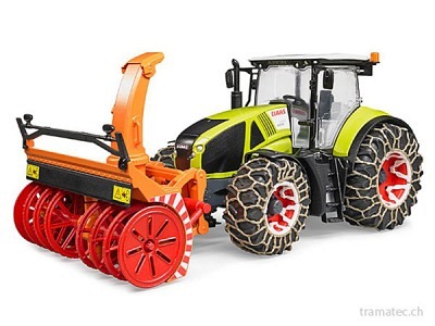 Bruder Claas Axion 950 mit Schneefräse - 03017