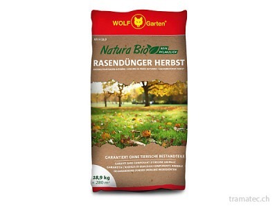 WOLF Nature-Bio Rasendünger Herbst NR-H 18,9 für 280 m²