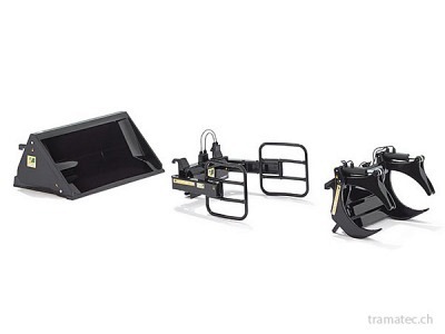 Wiking Frontlader Werkzeuge - Set A schwarz