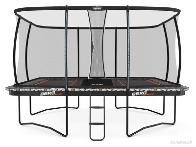 BERG Trampolin Ultim Pro Bouncer Regular 500 + Sicherheitsnetz XL