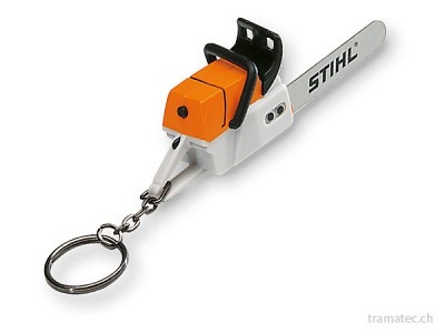 STIHL Schlüsselanhänger Motorsäge mit Batteriebetrieb