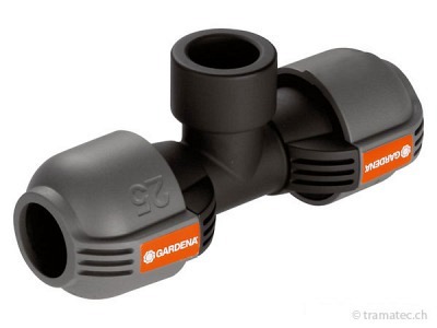 GARDENA Sprinklersystem T-Stück 25 mm x 3/4"-Innengewinde
