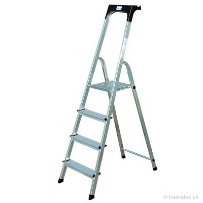 HB Haushaltleiter mit Ablageschale - 6 Sprossen