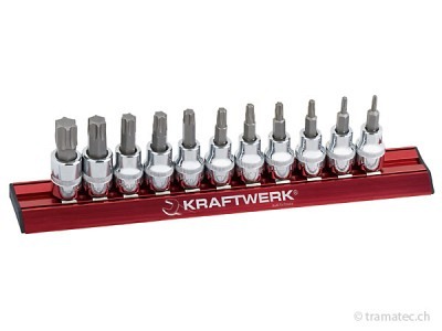 KRAFTWERK 11-t. TX-Bit-Stecknusssatz MAGALU 3/8'