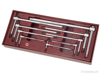 KRAFTWERK 9-t. T-Griff-Stiftschl.satz Inbus 2-10mm