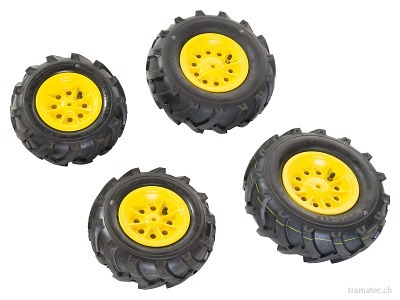 Rolly Toys Luftbereifung 2 x 260x95, 2 x 325x110, gelb