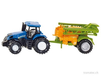SIKU 1668 Traktor mit Feldspritze