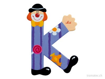 Sevi Buchstabe Clown K 10cm
