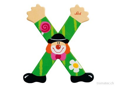Sevi Buchstabe Clown X 10cm