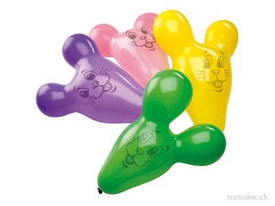 Amscan/Riethmüller 4 Riesen-Figurenballone Mäuse