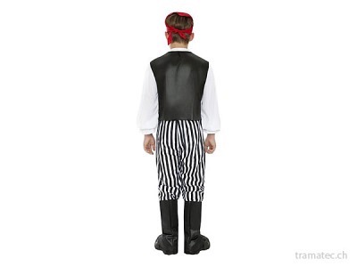 Fasnacht Pirat schwarz/weiss Gr. L