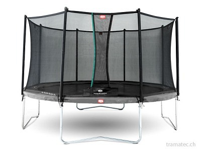 BERG Trampolin Favorit Grey 330 + Sicherheitsnetz Comfort