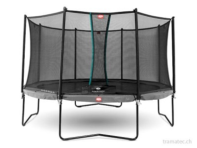 BERG Trampolin Champion Grey 330 + Sicherheitsnetz Comfort