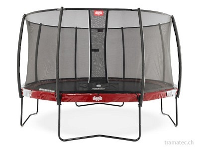 BERG Trampolin Elite Red 330 + Sicherheitsnetz Deluxe