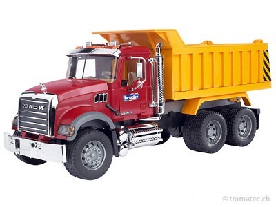 Bruder MACK Granite LKW mit Kippmulde - 02815