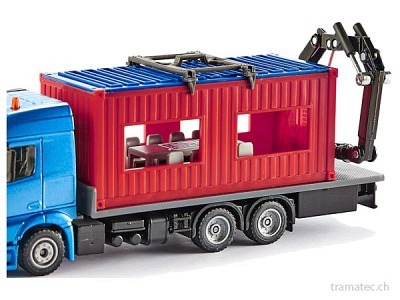 SIKU 3556 LKW mit Baucontainer