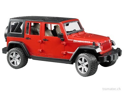 Bruder Jeep Wrangler Unlimited Rubicon rot