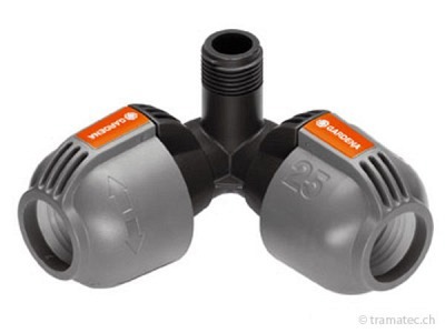 GARDENA Sprinklersystem L-Stück 25 mm x 1/2"-Aussengewinde