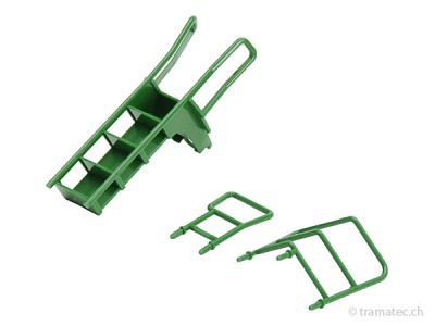 Bruder Ersatzteil Geländer und Kabinentreppe für John Deere T670i