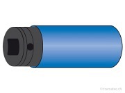 KRAFTWERK Tiefe Schlagnuss 1/2" 17mm m.Plastikring